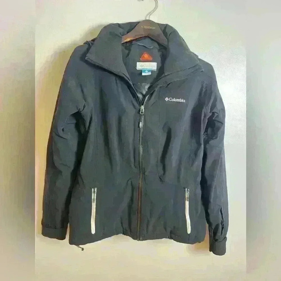 Columbia Women's Hot Thought Jacket Omni Heat Omni Tech Dark Plum Size L - Picture 3 of 11